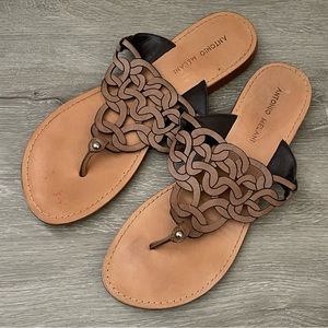 Antonio Melani Brown Sandals